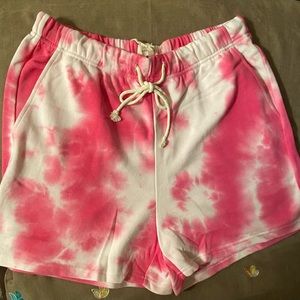 Nordstrom Rack / MELLODAY  XL pink tie dye shorts.